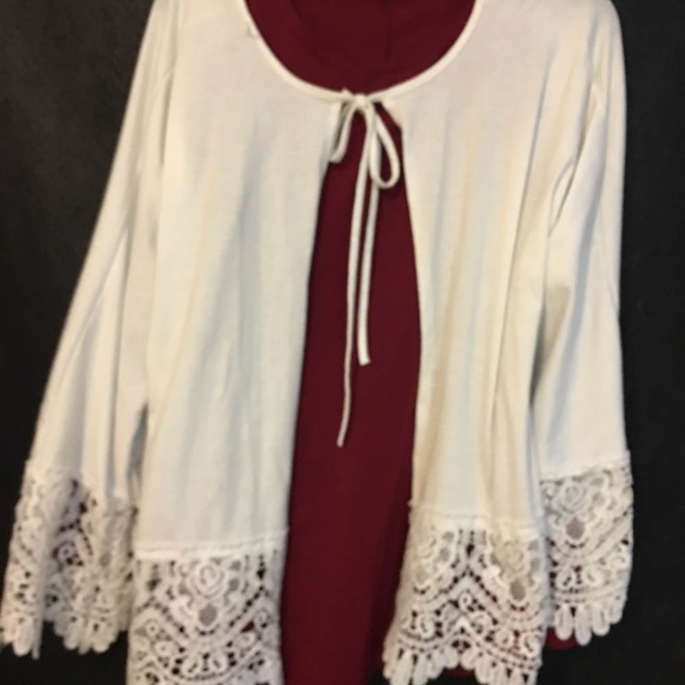 Cardigan/ swim suit cover up